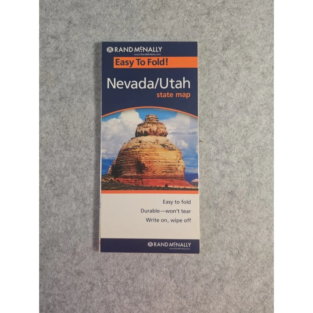 Rand McNally Easy to Fold United States Laminated Map 13 States